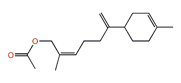 (Z)-2-Methyl-6-(4-methyl-3-cyclohexen-1-yl)-2,6-heptadien-1-yl acetate
